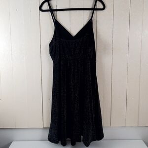 Black Sparkle Slip Dress - Unbranded